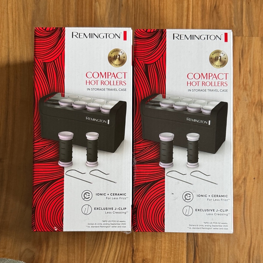 Remington Red and Black Hot Rollers Set